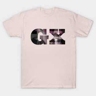 Glitch GX Text Image T-Shirt